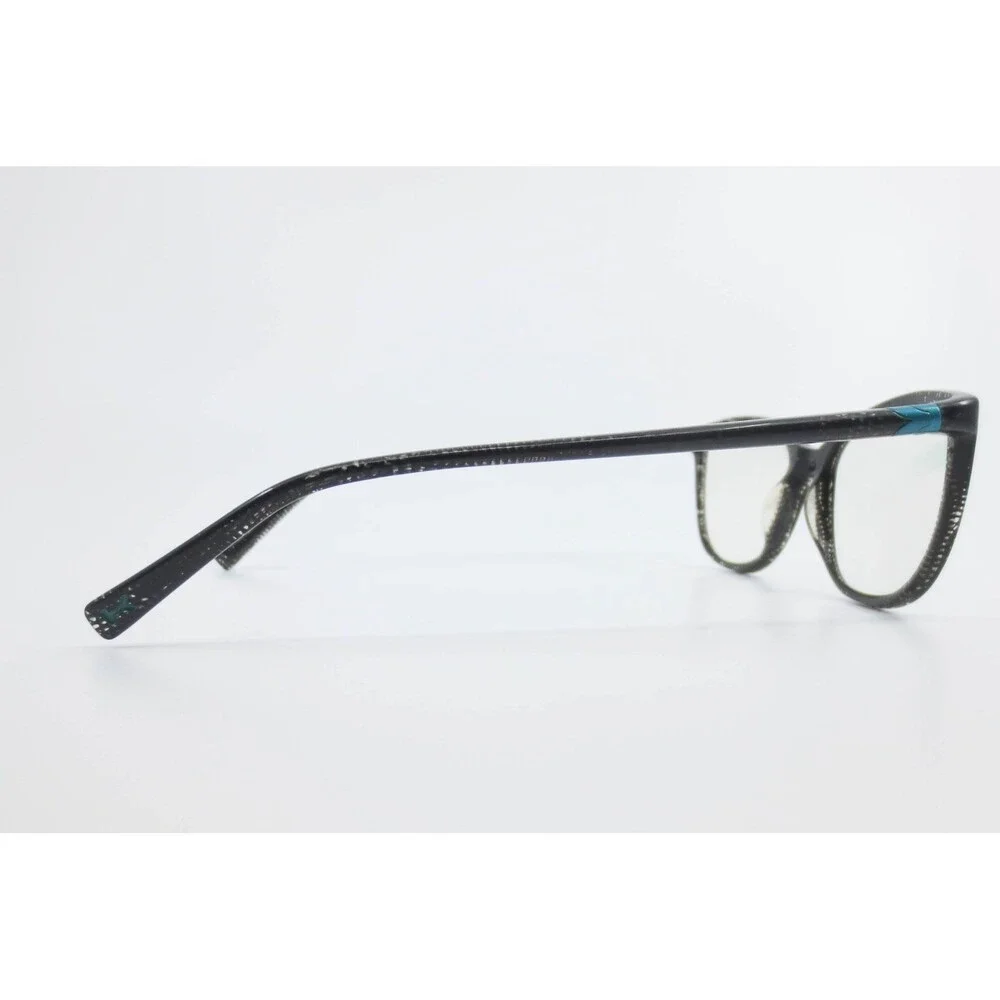 Morel France Koali 8302K Eyeglasses Black Pattern Cat Eye Frames 52-17-140